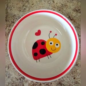 Indra Stonware Handpainted Bawl with a Bee for Cereal